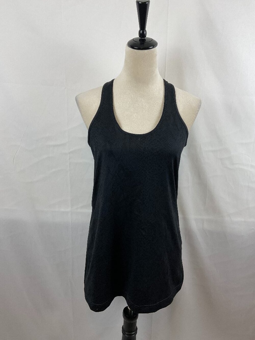 Lululemon Racerback Tank Top L/XL Black Snake Print
